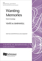 Wanting Memories SATB choral sheet music cover